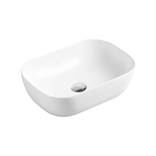 Evea Round-Edge Rectangular Ceramic Basin